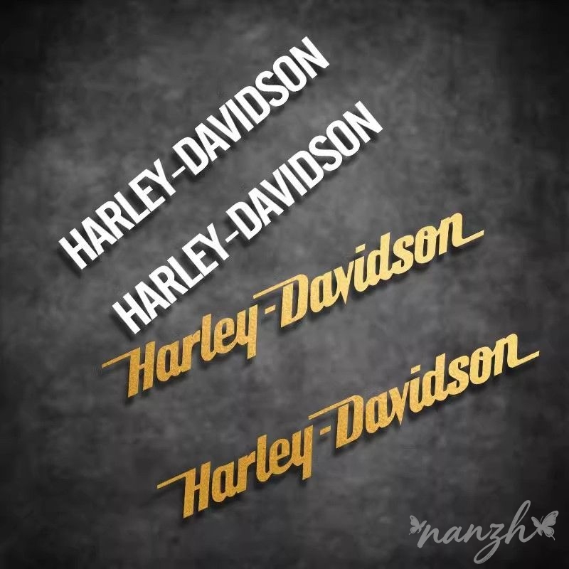 Motorcycle Gear Harley Davidson - อุปกรณ์ป้องกันสำหรับการขับขี่ สติ๊กเกอร์ติดตัวรถมอเตอร์ไซค์สไตล์เรโทรแบบปรับแต่งได้สำหรับ Harley Davidson อุปกรณ์ตกแต่งรถยนต์แบบสะท้อนแสง กระเป๋าเกราะ