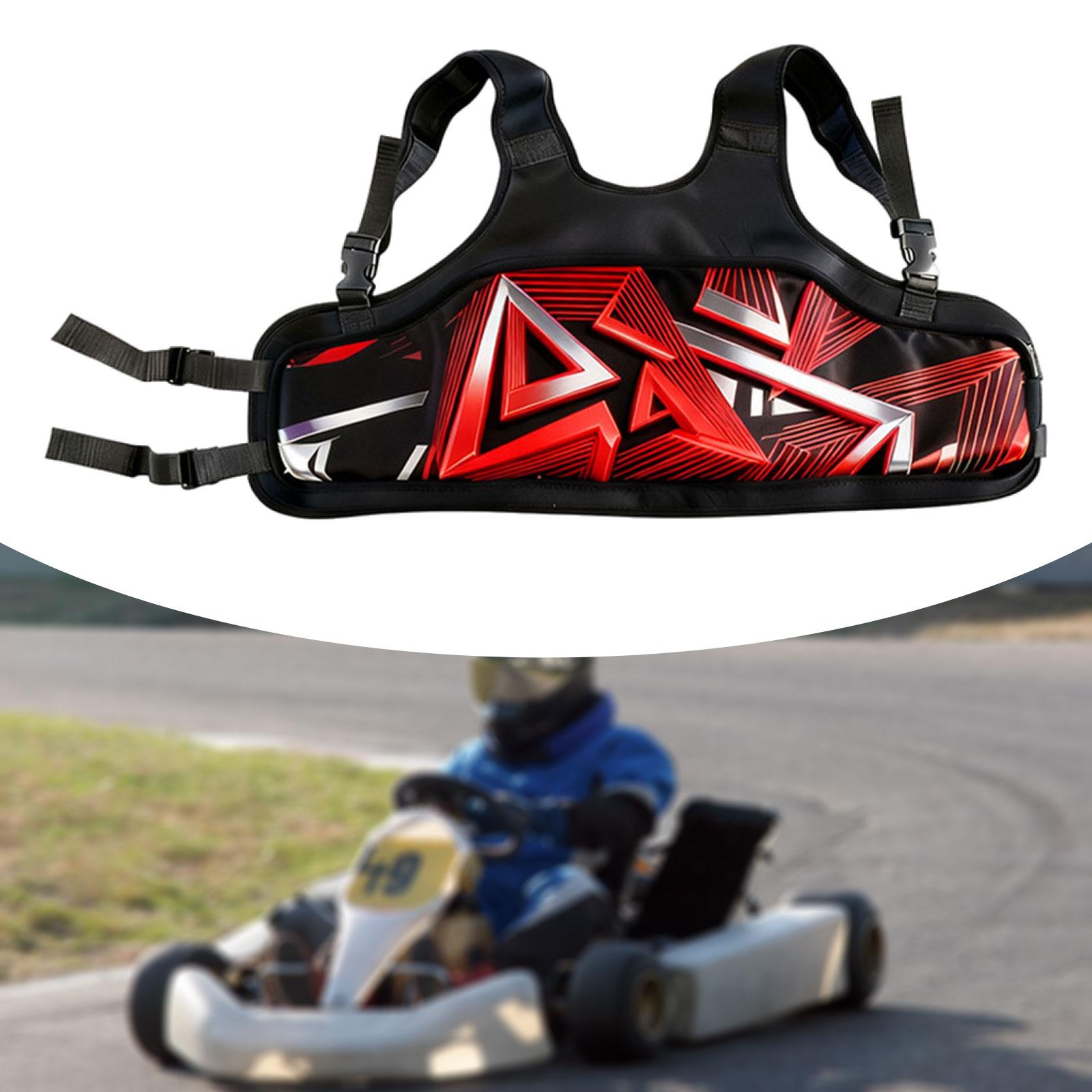Chest Protector Armor - เสื้อเกราะป้องกันริมฝีมือแบบฟองน้ำอเนกประสงค์ ระบายอากาศได้ ปรับขนาดได้ สำหรับเด็ก ทำกิจกรรมคาร์ท