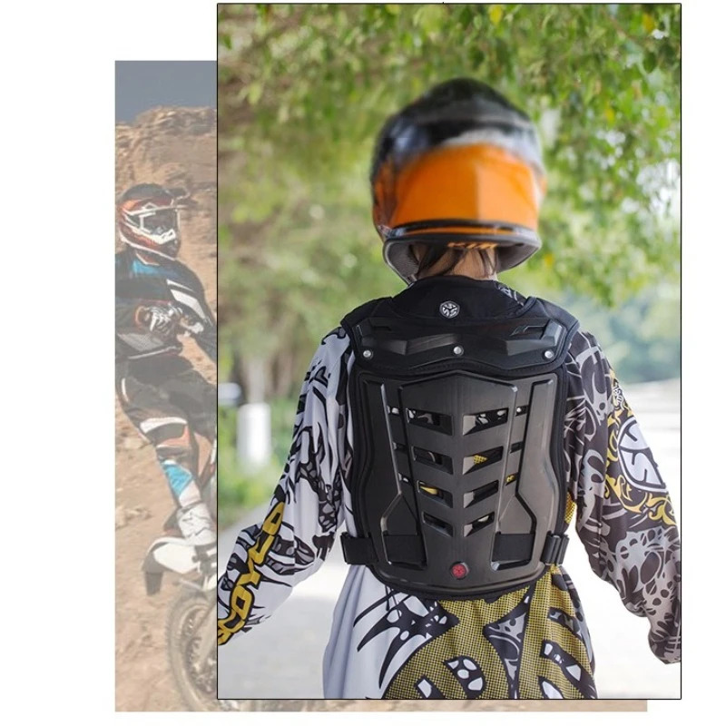 Chest Protector Armor - ชุดเกราะป้องกันหน้าอกและหลังสำหรับรถจักรยานยนต์ สำหรับการแข่งรถออฟโรด ทนต่อแรงกระแทก ชุดเกราะป้องกันตัวสำหรับมอเตอร์ครอส อุปกรณ์ป้องกันสำหรับการแข่งรถ