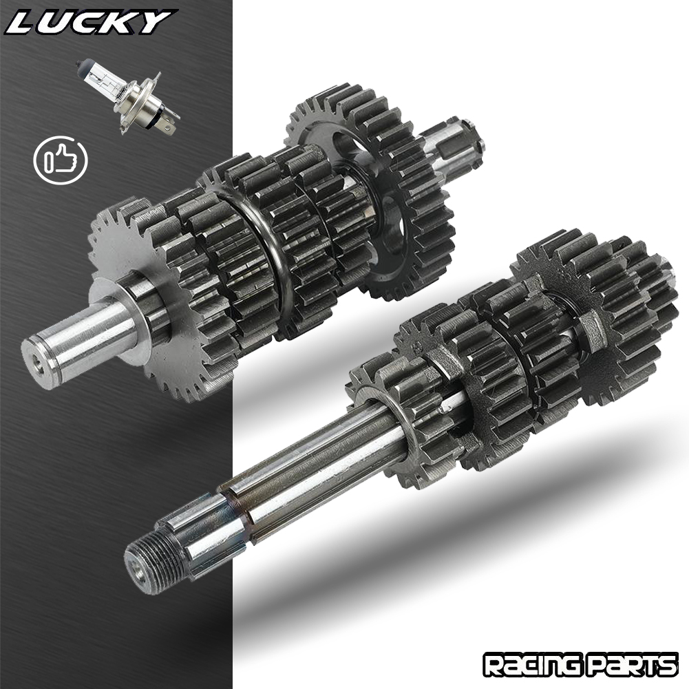 Motorcycle Gear Tidy - 190cc รถจักรยานยนต์เกียร์กล่องหลักเคาน์เตอร์เพลาชุดสําหรับ ZongShen ZS Z190 W190