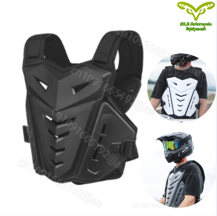 Chest Protector Armor - ชุดเกราะป้องกันร่างกายสำหรับมอเตอร์ครอส เสื้อกั๊กป้องกันหลังและหน้าอก อุปกรณ์ป้องกันสำหรับรถวิบาก เสื้อแจ็คเก็ตสำหรับขี่มอเตอร์ไซค์