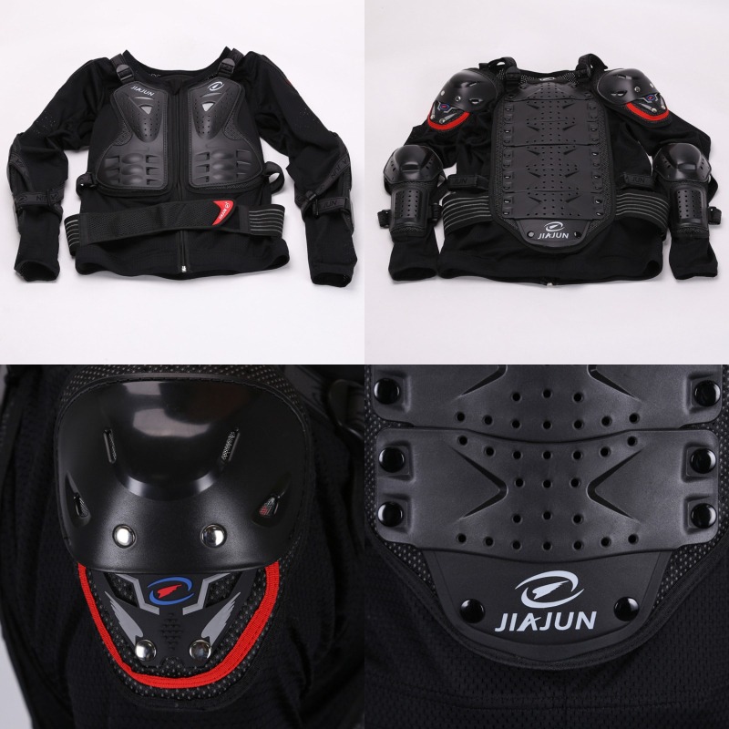 Chest Protector Armor - เสื้อเกราะป้องกันร่างกายสำหรับมอเตอร์ครอสทุกฤดูกาล เสื้อแจ็คเก็ตมอเตอร์ไซค์ เสื้อกั๊กป้องกันหลังและหน้าอก อุปกรณ์ป้องกันสำหรับมอเตอร์ไซค์วิบาก