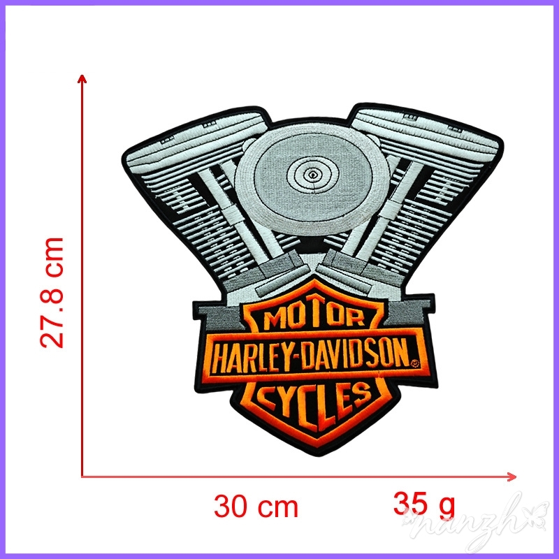 แผ่นแปะตกแต่งแบบเวลโครสำหรับมอ - Motorcycle Gear Harley Davidson บทวิจารณ์และราคา