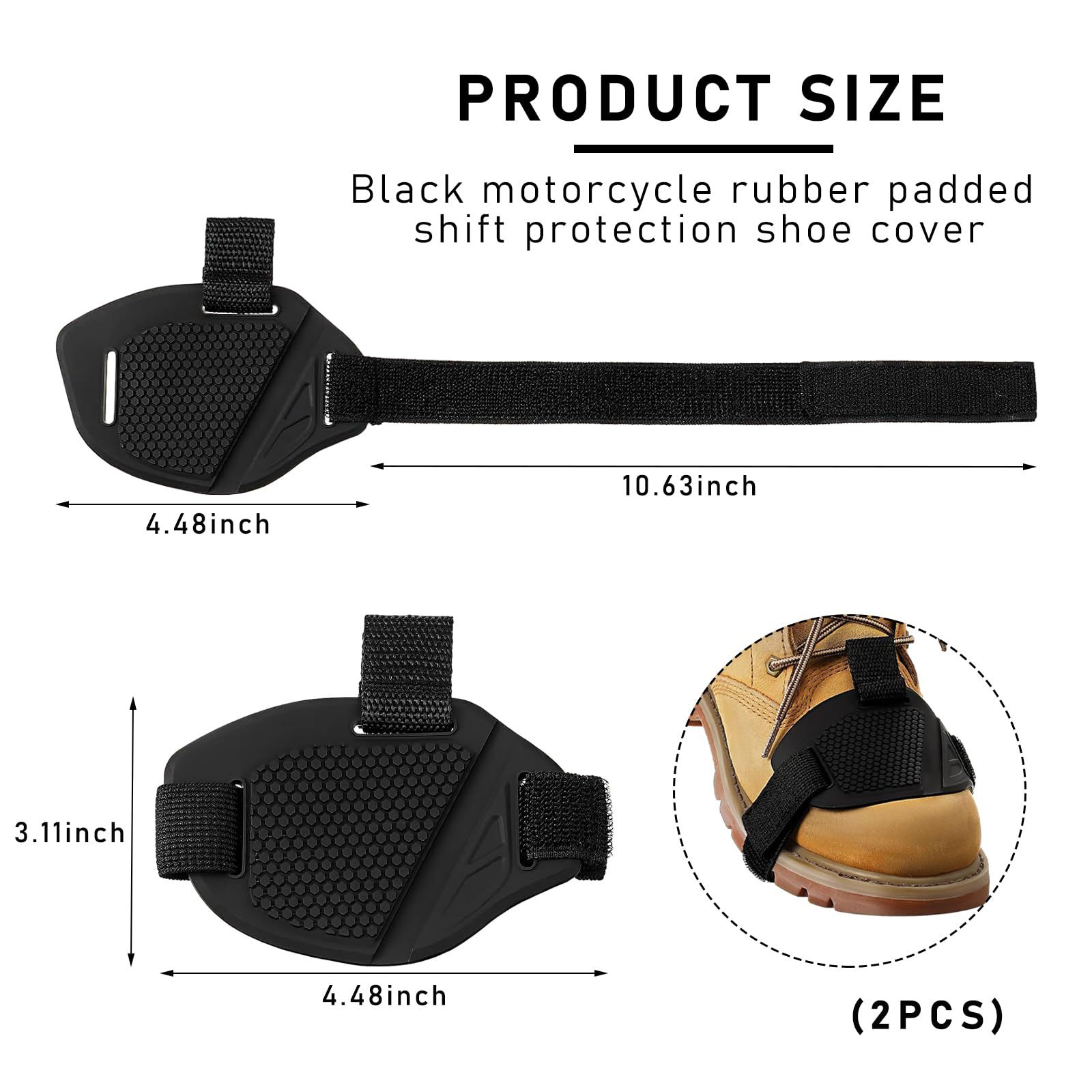 แผ่นกันลื่นแบบรังผึ้งสำหรับป้อ - Motorcycle Gear Lever Cover บทวิจารณ์และราคา
