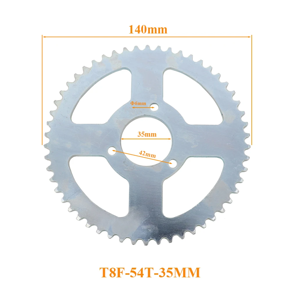เฟืองโซ่หลังมอเตอร์ไซค์ T8F 54 - Motorcycle Gear Tidy บทวิจารณ์และราคา